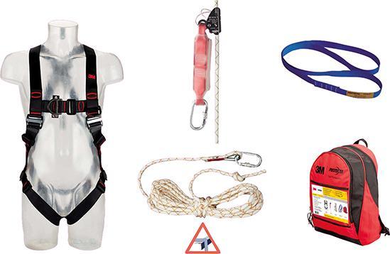 Produktbild 3M Absturzsicherung Set Dachdecker (Auffanggurt, 140 kg)