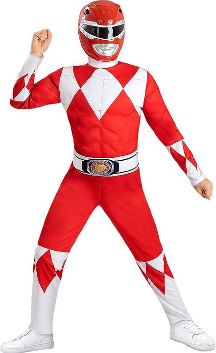 Produktbild Metamorph Power Rangers – rotes Kostüm für Kinder (110, 116)