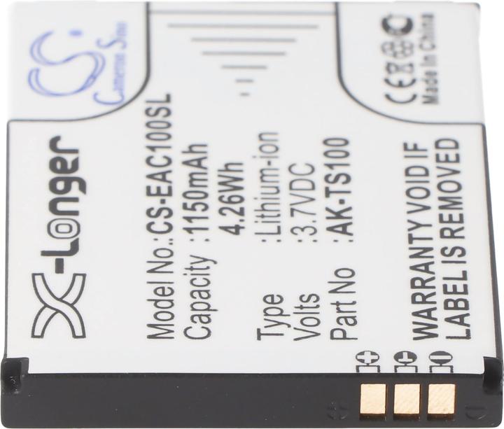 Actual product image AccuCell Akku AK-TS100 Ersatzakku für Emporia Telme TS100, Telme TS100S