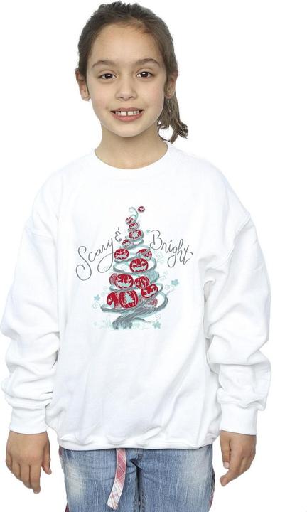 Actual product image Disney Girls The Nightmare Before Christmas Scary & Bright Sweatshirt (152, 158)
