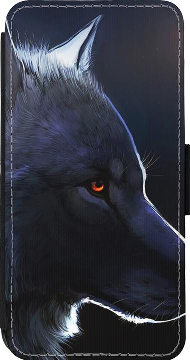 Actual product image PhoneLook Coque Wallet noir Wolf Shape (Apple iPhone 14 Pro Max)