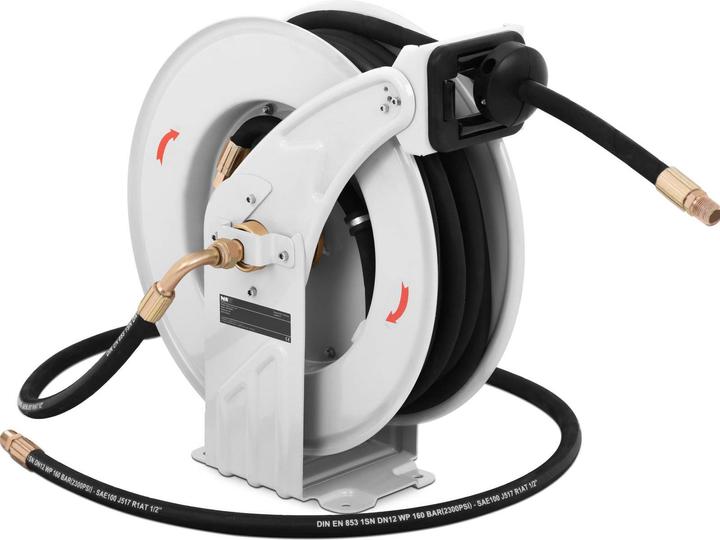 Produktbild MSW Hochdruck-Schlauchtrommel Hochdruckreiniger Automatik Schlauch Aufroller 15M 160
