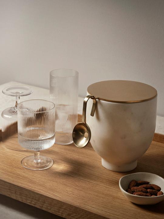 Immagine prodotto Ferm Living Ondulazione (27 cl, 2 Occhiali, Bicchieri da vino bianco, Bicchieri da vino rosso)