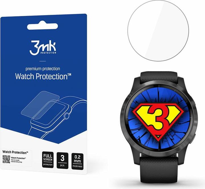 Actual product image 3MK protective film Watch Protection ARC for Garmin Vivoactive 4