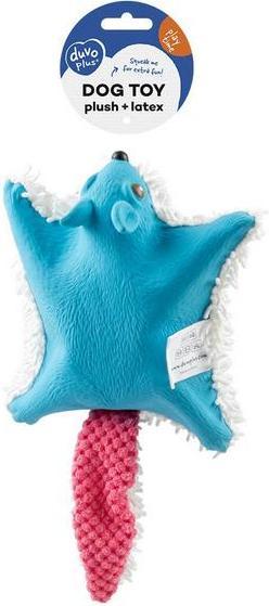 Immagine prodotto Duvoplus Scoiattolo volante in peluche e lattice, 31x17x5 cm, blu (Cane di peluche)