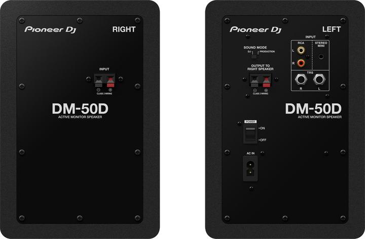 Actual product image Pioneer DJ DM-50D (Active, Pair)