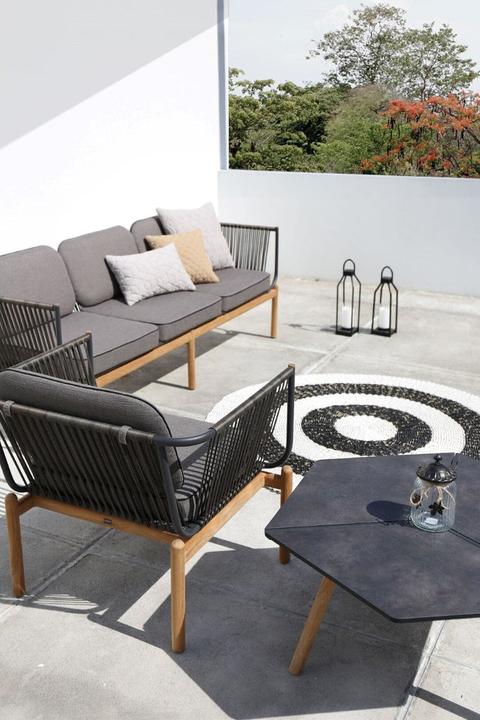 Image du produit Zebra Pollux Hexa Table basse HPL 79x90cm H:45cm