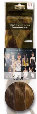 Actual product image Balmain Tape extensions 40cm walnut 2 pieces human hair (Walnut, 40 cm)