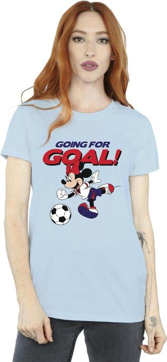 Immagine prodotto Disney Minnie Mouse Going For Goal Maglietta Ampia Donna (L)