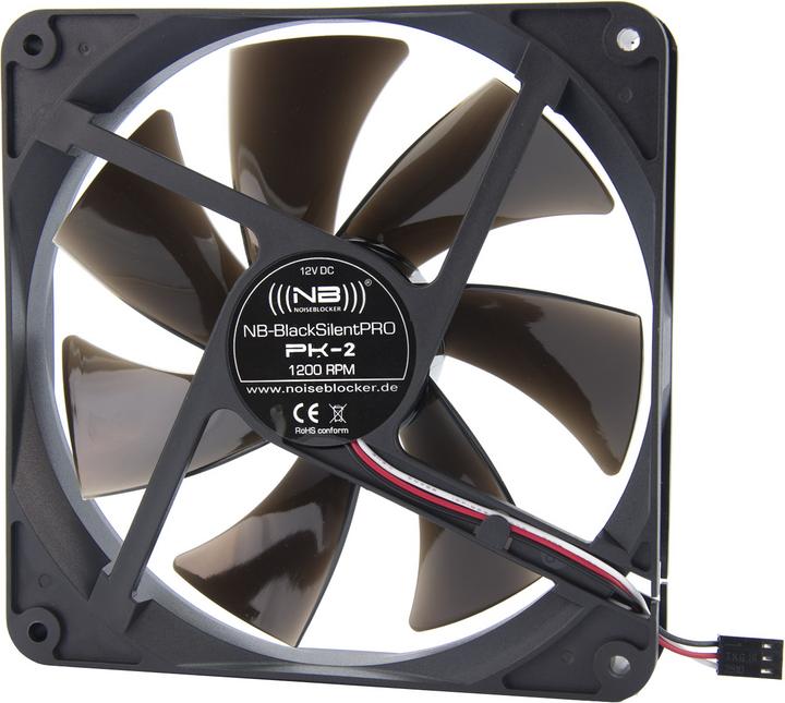 Immagine prodotto Noiseblocker BlackSilentPro-Series PK2 (140 mm, 1 x)
