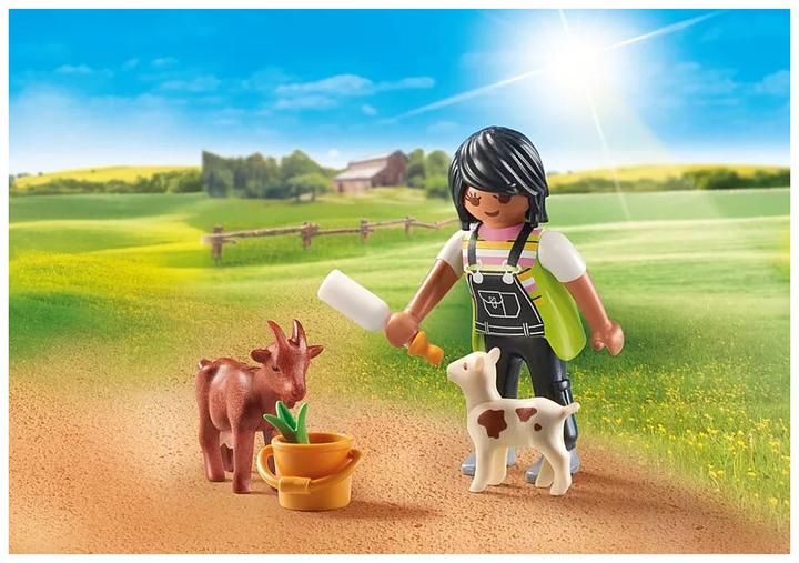 Image du produit Playmobil 71759 Femme avec chèvres (71759, Playmobil Special Plus)