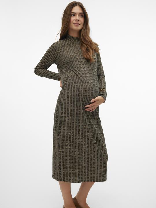 Actual product image Mamalicious Regular fit high neck midi dress dress (XL)