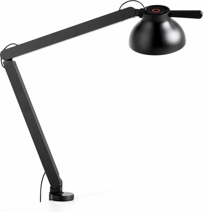 HAY PC lampe de table 2 bras avec clamp Soft Black (407 lm)