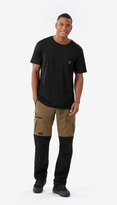 Image du produit Simond T-shirt manches courtes 100 % laine mérinos homme, Merino 100% noir (XL)