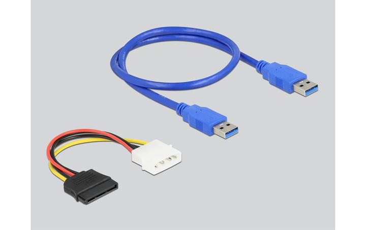 Actual product image Delock Riser card PCI Express x1 to 2 x PCI 32 bit slot with 60 cm cable