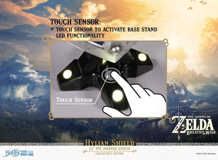 Actual product image First 4 Figures Zelda Breath of the Wild Hylian Shield - Collector Edition