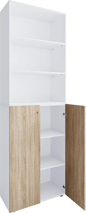 Produktbild VCM Büroschrank Aktenschrank Regal Lona 6f (70 x 40 x 220 cm)
