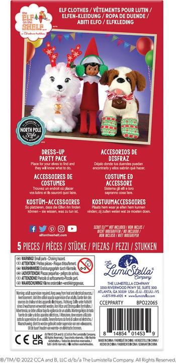 Image du produit Elf on the Shelf Elf & Pet Accessoires - Set de fête