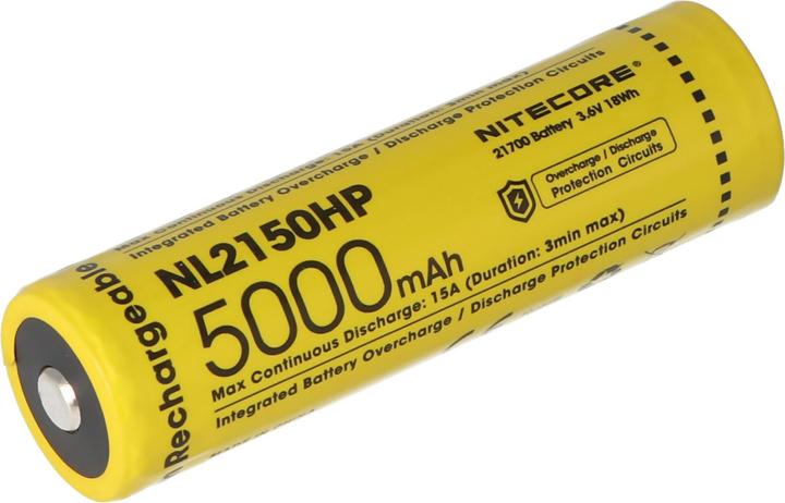 Actual product image Nitecore Li-Ion battery type 21700 - 5000mAh - NL2150HP