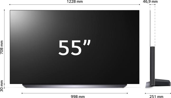 Actual product image LG OLED55CS6LA (55", CS6, OLED, 4K, 2022)