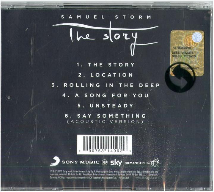 Actual product image Samuel Storm - The Story, CD (Samuel Storm, 2017)