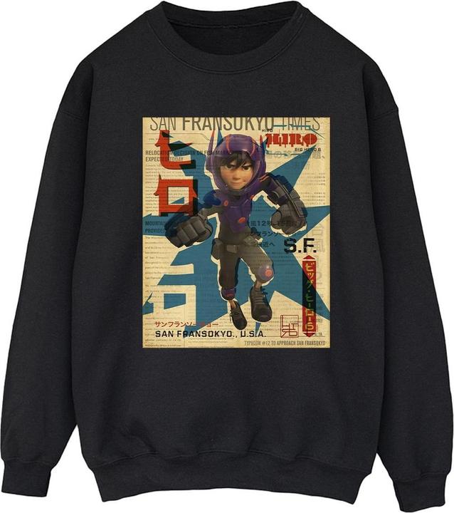 Image du produit Disney - Sweat BIG HERO BAYMAX HIRO NEWSPAPER - Femme (S)