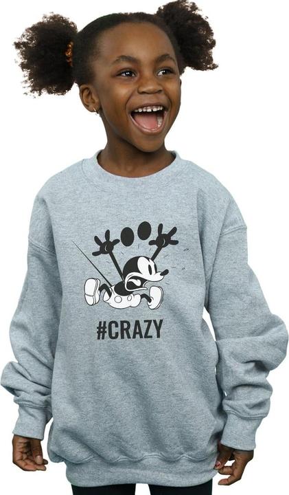 Immagine prodotto Disney Mickey Mouse #Crazy Felpa Ragazze (152, 158)