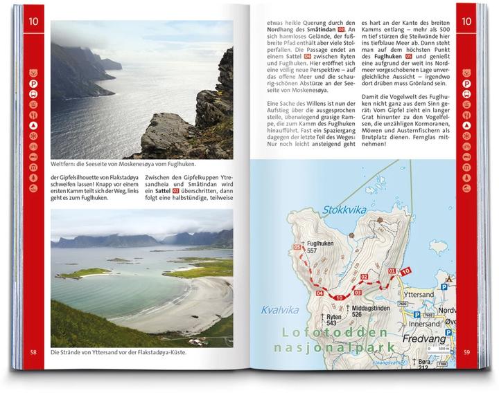 Produktbild Wanderführer 5982 Lofoten, Vesterålen und Senja, 70 Touren (Deutsch, Thomas Diehl, 2022)
