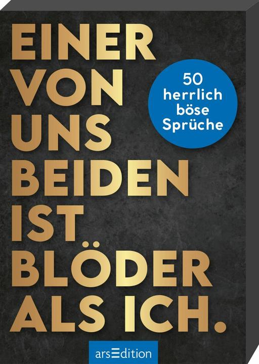 Immagine prodotto Einer von uns beiden ist blöder als ich (Tedesco, 2025)