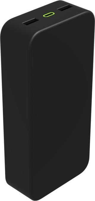 Image du produit mophie PS 20K avec PD Noir 20W USB C&A (20000 mAh, 20 W)