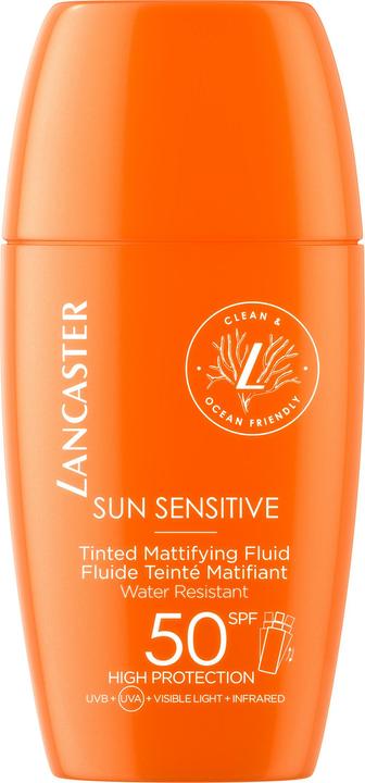 Actual product image Lancaster Sunp Sensitive Fluide Sun Protection Factor 50 (Sun cream face, SPF 50, 30 ml, 60 g)