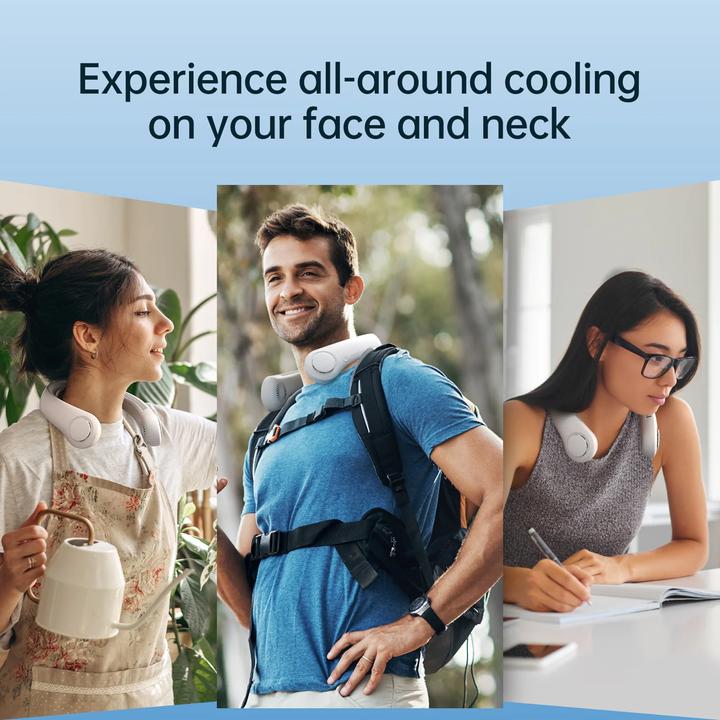 Actual product image Jisulife Neck Fan Life4 Blue