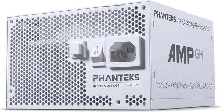Actual product image Phanteks AMP GH 850W 80 PLUS Gold power supply, PCIe 5.1, ATX 3.1 - 850 watts, white (850 W)