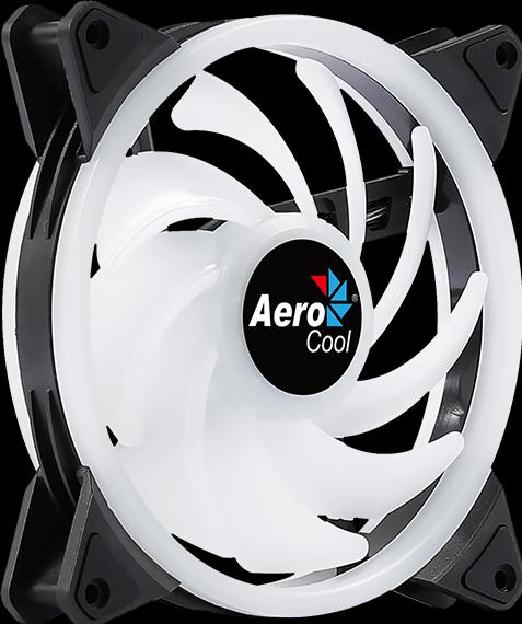 Image du produit AeroCool Duo 14 Boîtier d'ordinateur Ventilateur 14 cm Noir (140 mm, 1 x)