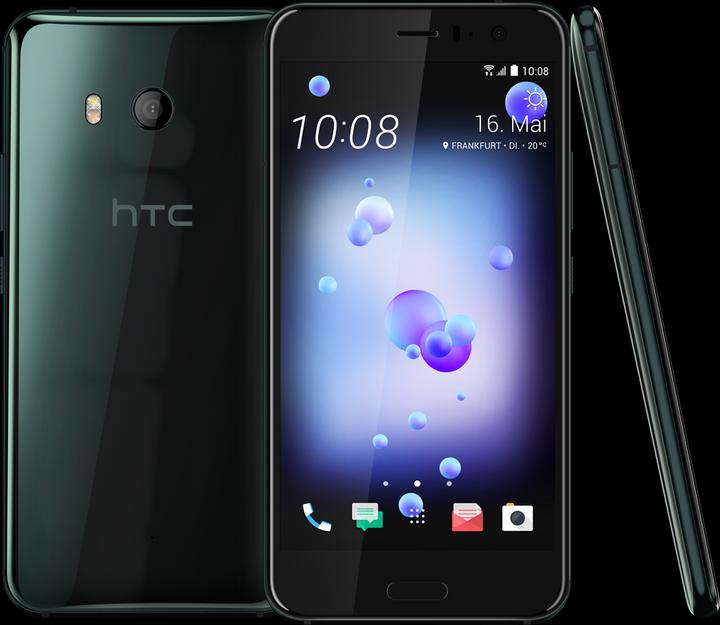 Actual product image HTC U11 (64 GB, Brilliant Black, 5.50", Hybrid Dual SIM, 12.20 Mpx, 4G)