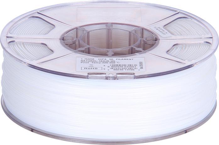 Immagine prodotto eSUN Filamento naturale HIPS 1,75mm 1Kg (INGRESSI, 1.75 mm, 1000 g, Bianco)