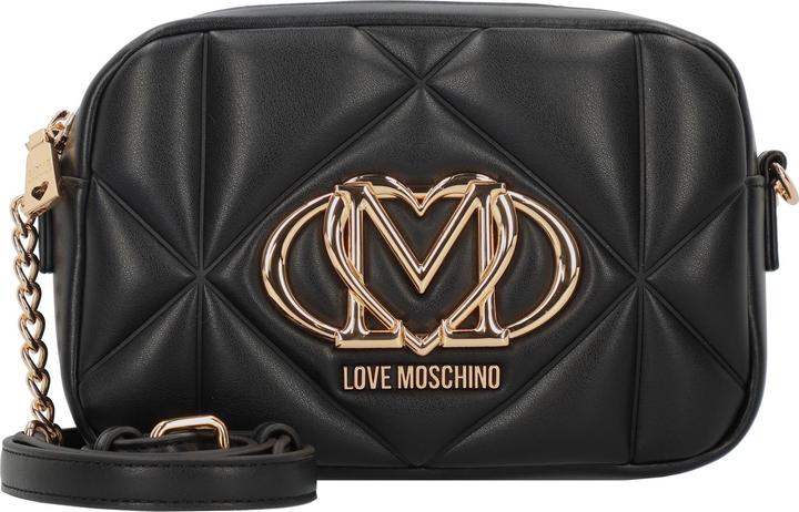 Love Moschino Borsa a tracolla Q goffrata da 20 cm