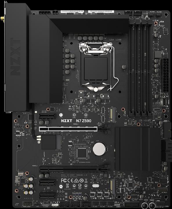 Produktbild NZXT Motherboard N7 Z590 MATTE White (LGA 1200, Intel Z590, ATX)