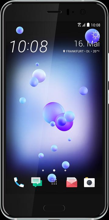 HTC U11 (64 GB, Ice White, 5.50", Hybrid Dual SIM, 12.20 Mpx, 4G)