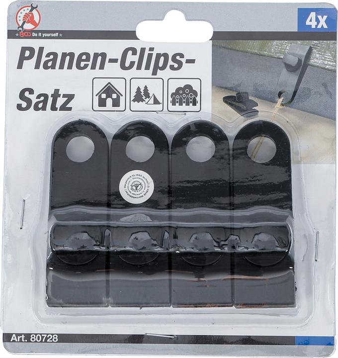 Immagine prodotto BGS Set di clip per teloni 4 pz.