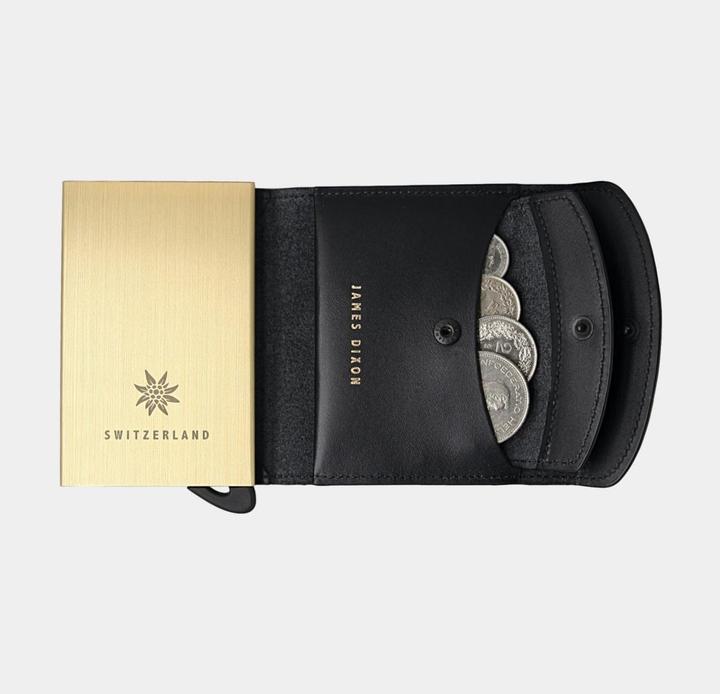 Produktbild James Dixon Grande One - Black/Gold Switzerland - Münzfach
