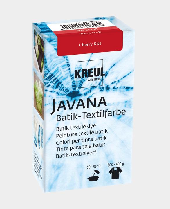 Produktbild Magni 98525 - Batik-Textilfarbe Cherry Kiss, 70 g, Farbpulver zum Batiken und Färben von Textilien (Cherry Kiss)