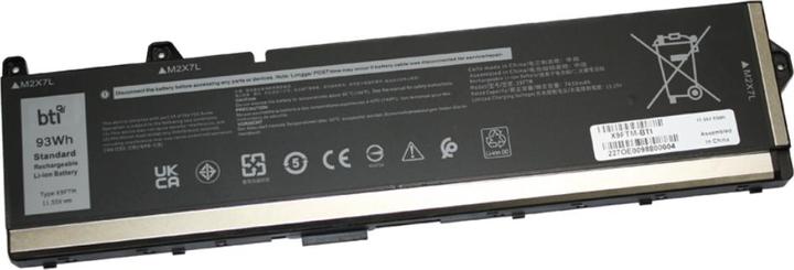 Actual product image Origin Storage X9FTM-BTI Industrial battery Lithium-Ion (Li-Ion) 8050 mAh 11.55 V (6 Cells, 8050 mAh)