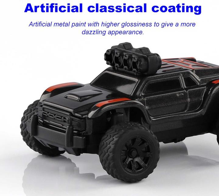 Produktbild Turbo Racing 1/76 C81 Off- RC Car RTR (Grau mit Orangen Streifen) (RTR Ready-to-Run)