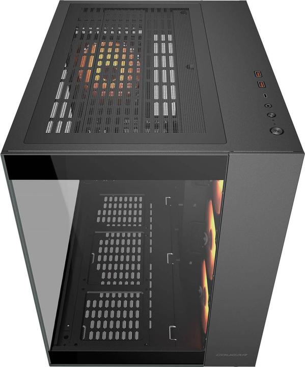 Image du produit Cougar Boitier Moyen Tour ATX FV150 RGB avec panneaux vitrés (Noir) (ATX, mATX, Mini-ITX)