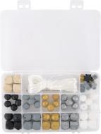Produktbild Rayher Silikonperlen Box, schwarz