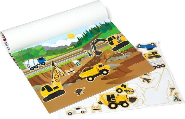 Produktbild Melissa & Doug MELISSA Wiederverwendbarer Aufkleberblock - Fahrzeuge