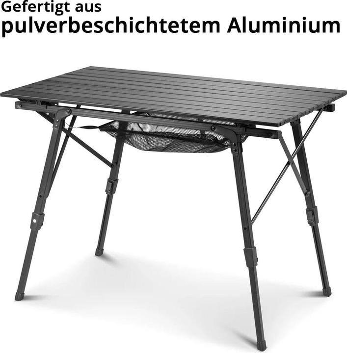 Produktbild Stahlwerk Campingstuhl CS-103 ST 4er Set mit Campingtisch CT-30 ST Tischgarnitur