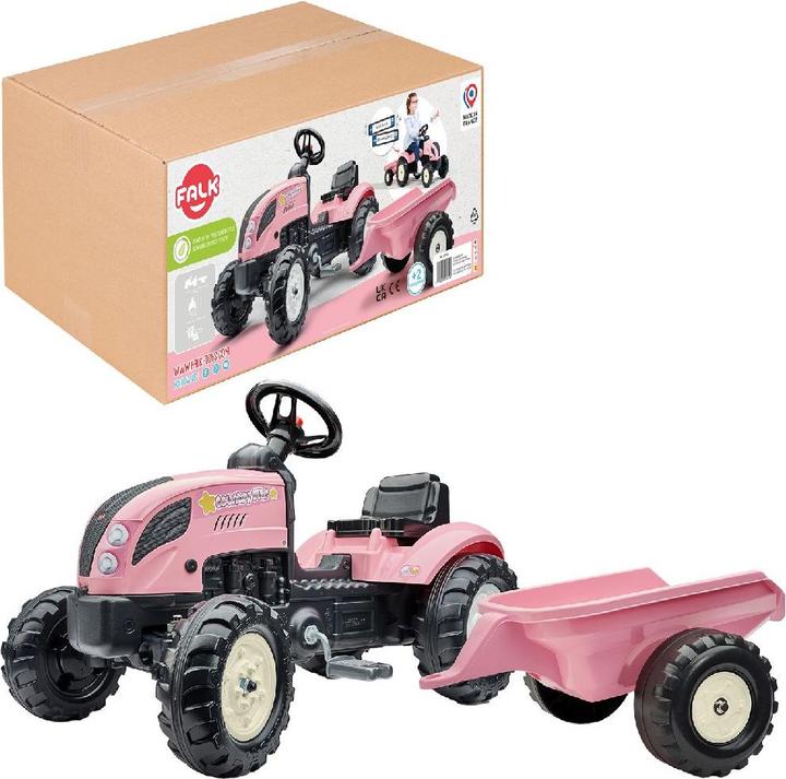 Image du produit Falk Toys Tracteur pour enfants M avec remorque