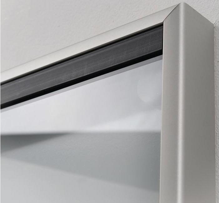 Produktbild Wsm Schiebetürschaukasten 18 x DIN A4 B1350xH1050mm Rahmen eckig für Innenbereich